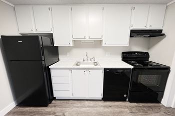 Renovated finishes in select homes